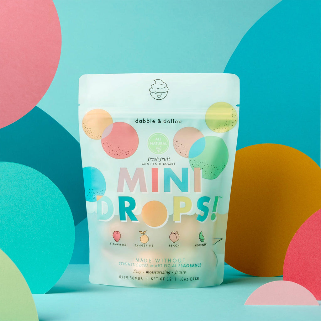 Dabble & Dollop Fresh Fruit Mini Bath Bombs | Playroom Avenue