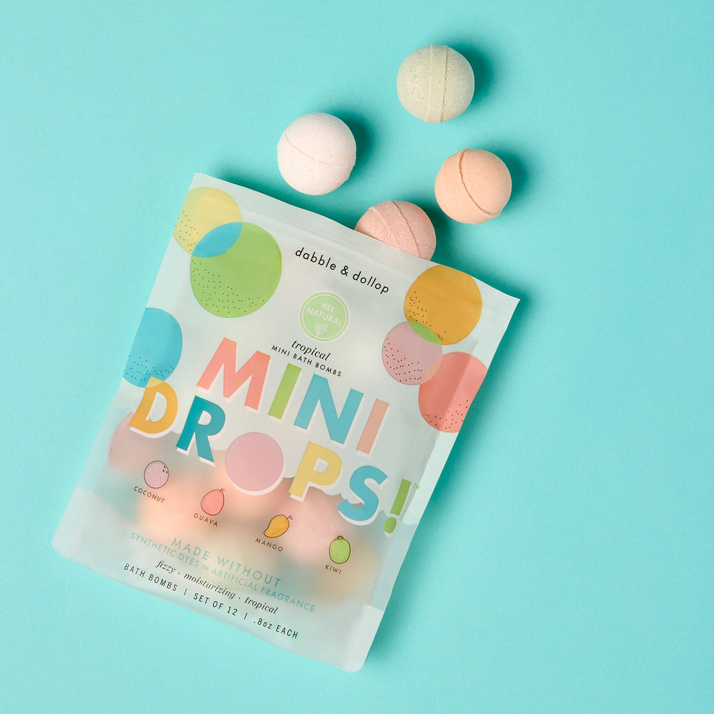 Dabble & Dollop Tropical Mini Bath Bombs | Playroom Avenue