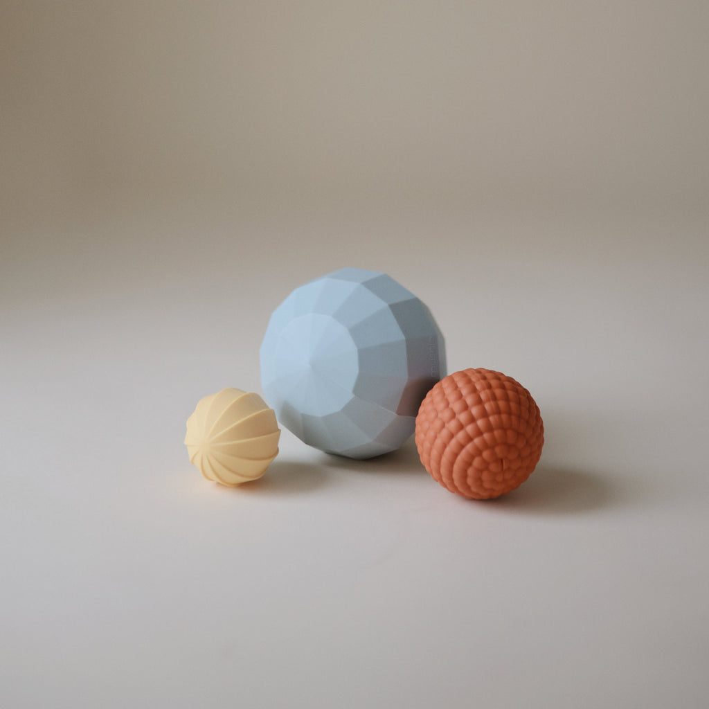 Mushie Nesting Spheres Sensory Toy | Playroom Avenue