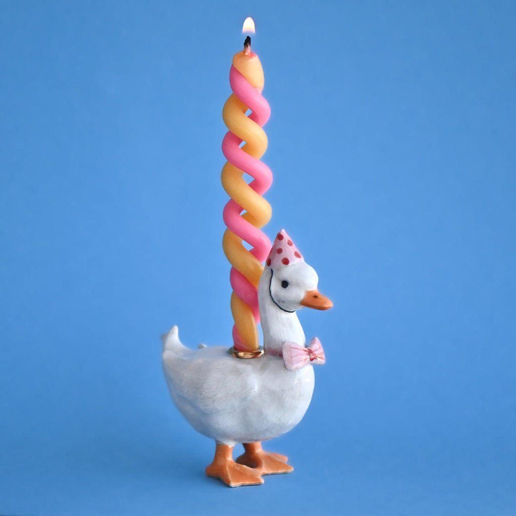 Camp Hollow Pink Goose Cake Topper | Playroom Avenue