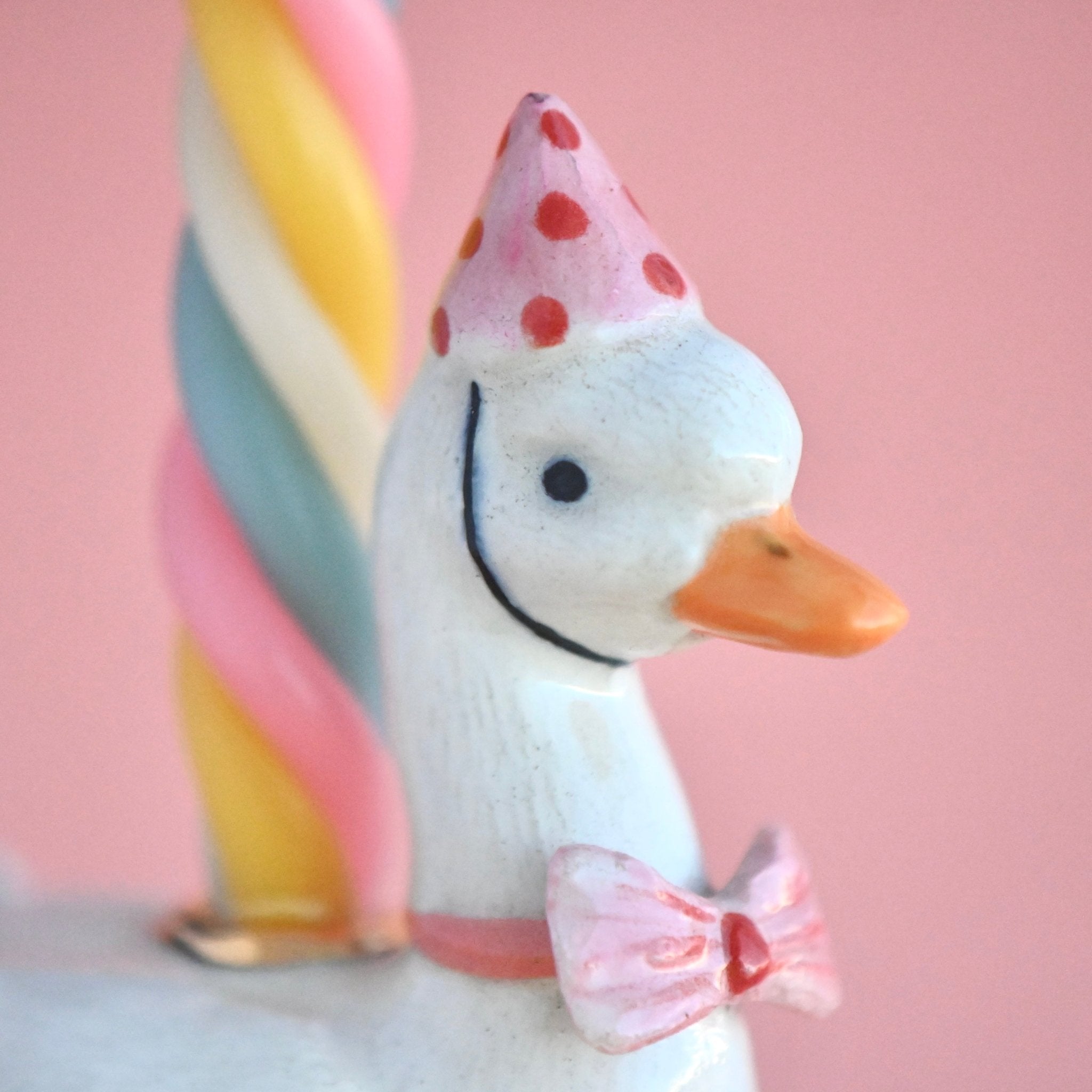 Camp Hollow Pink Goose Cake Topper | Playroom Avenue