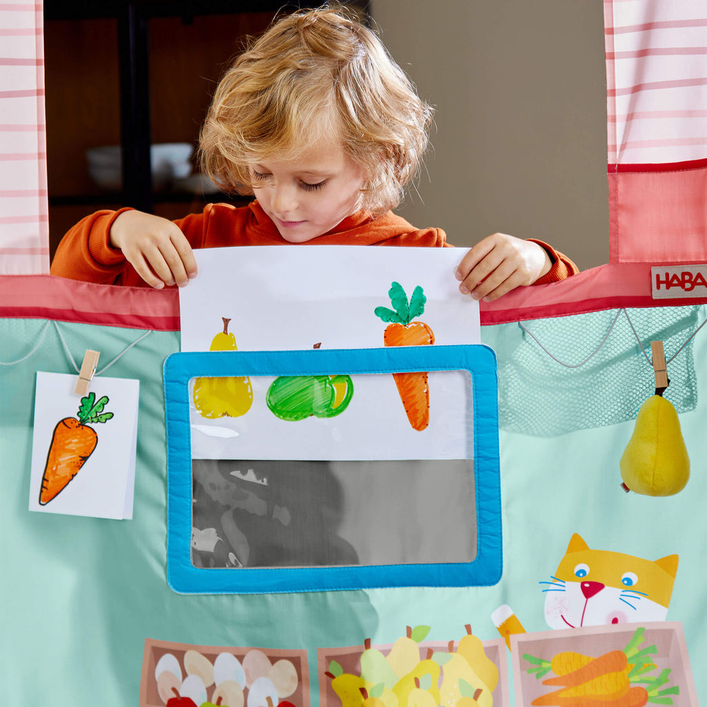 HABA Hanging Doorway Play Store | Playroom Avenue