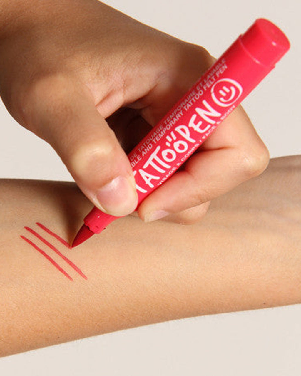 Nailmatic Tattoo Pen for Kids Red | Playroom Avenue