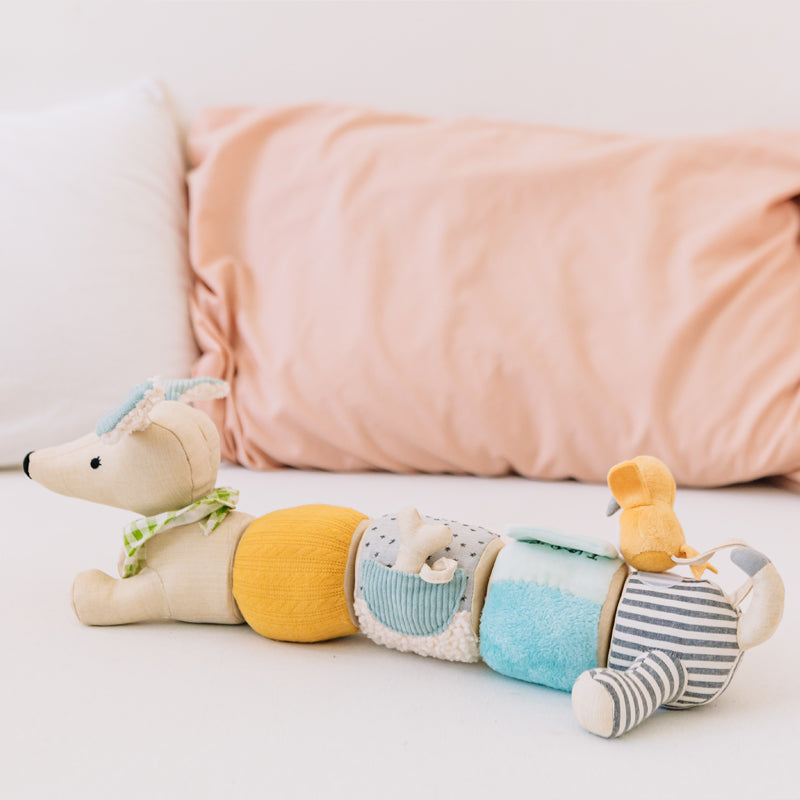 Wonder and Wise Pull Apart Pup | Playroom Avenue