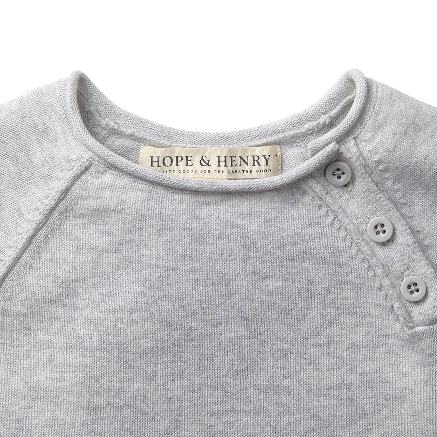 Hope & Henry Raglan Sweater Romper & Jacquard Blanket Gift Set | Playroom Avenue