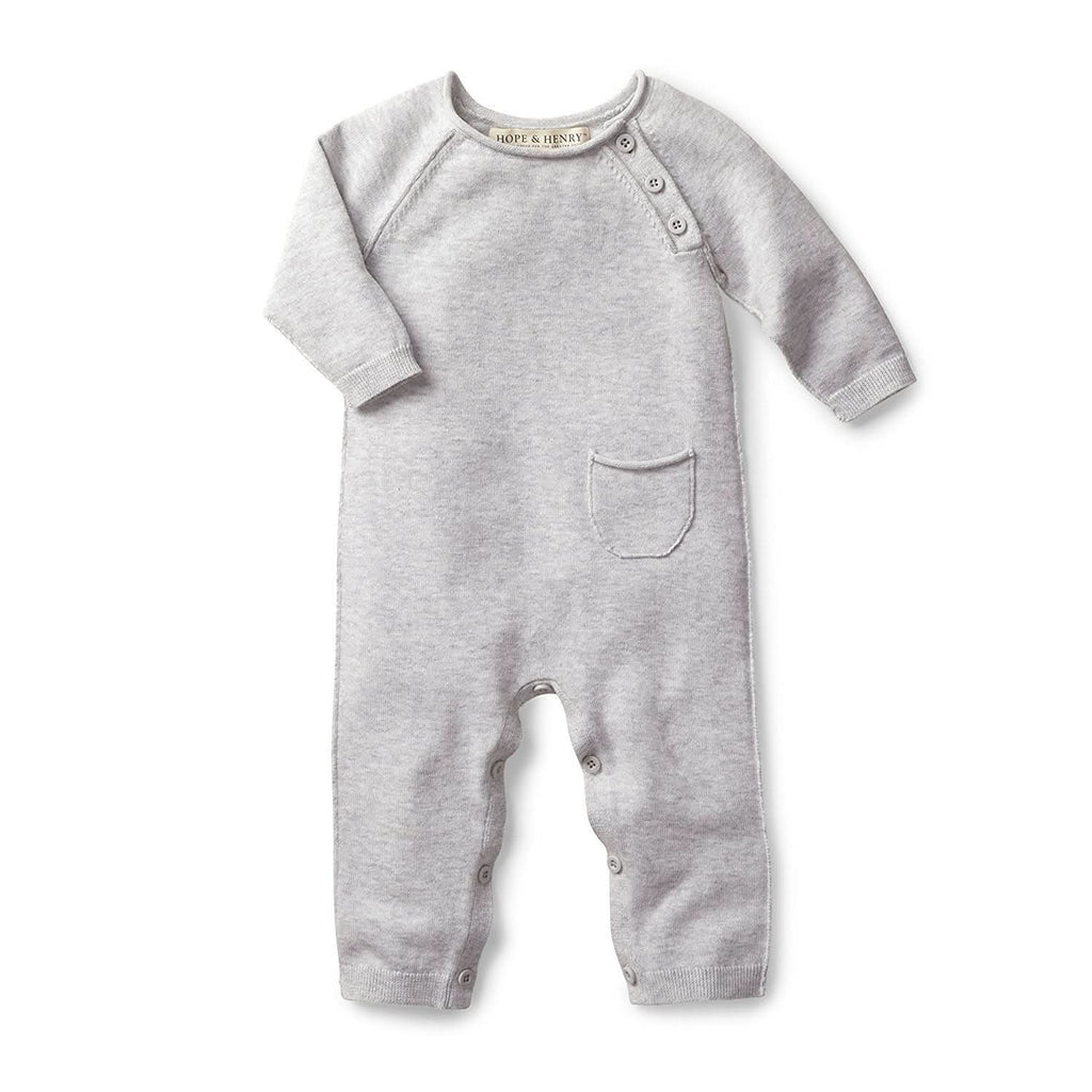 Hope & Henry Raglan Sweater Romper & Jacquard Blanket Gift Set | Playroom Avenue