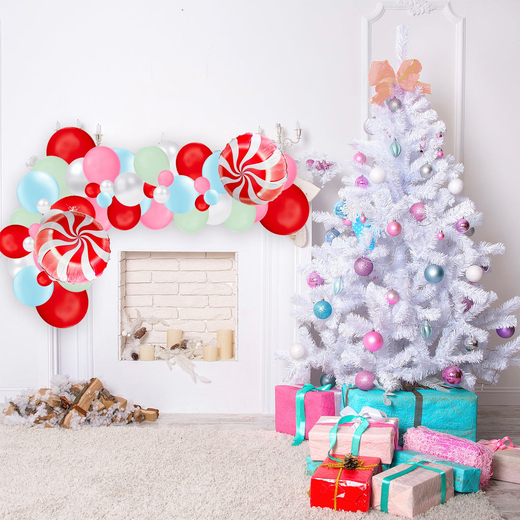 Ellie's Party Supply Peppermint Christmas Balloon | Playroom Avenue