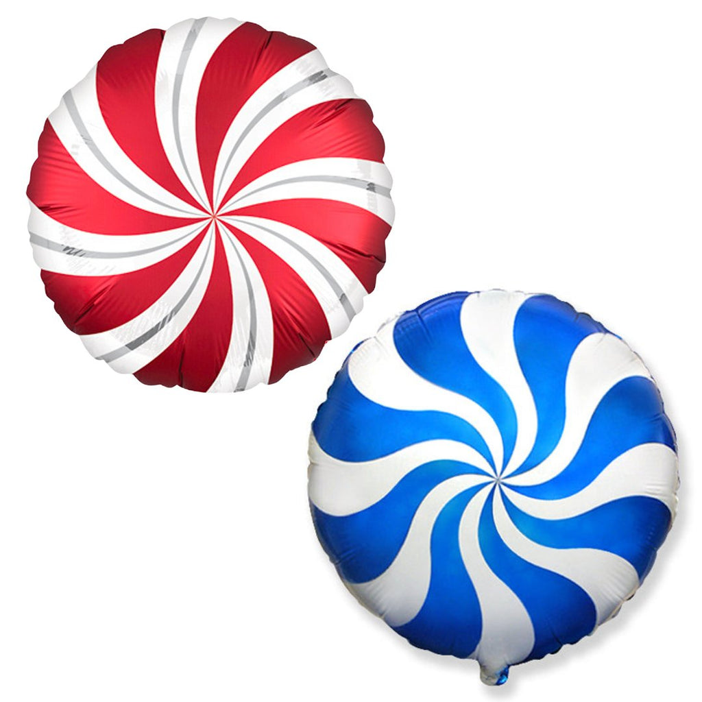 Ellie's Party Supply Peppermint Christmas Balloon | Playroom Avenue