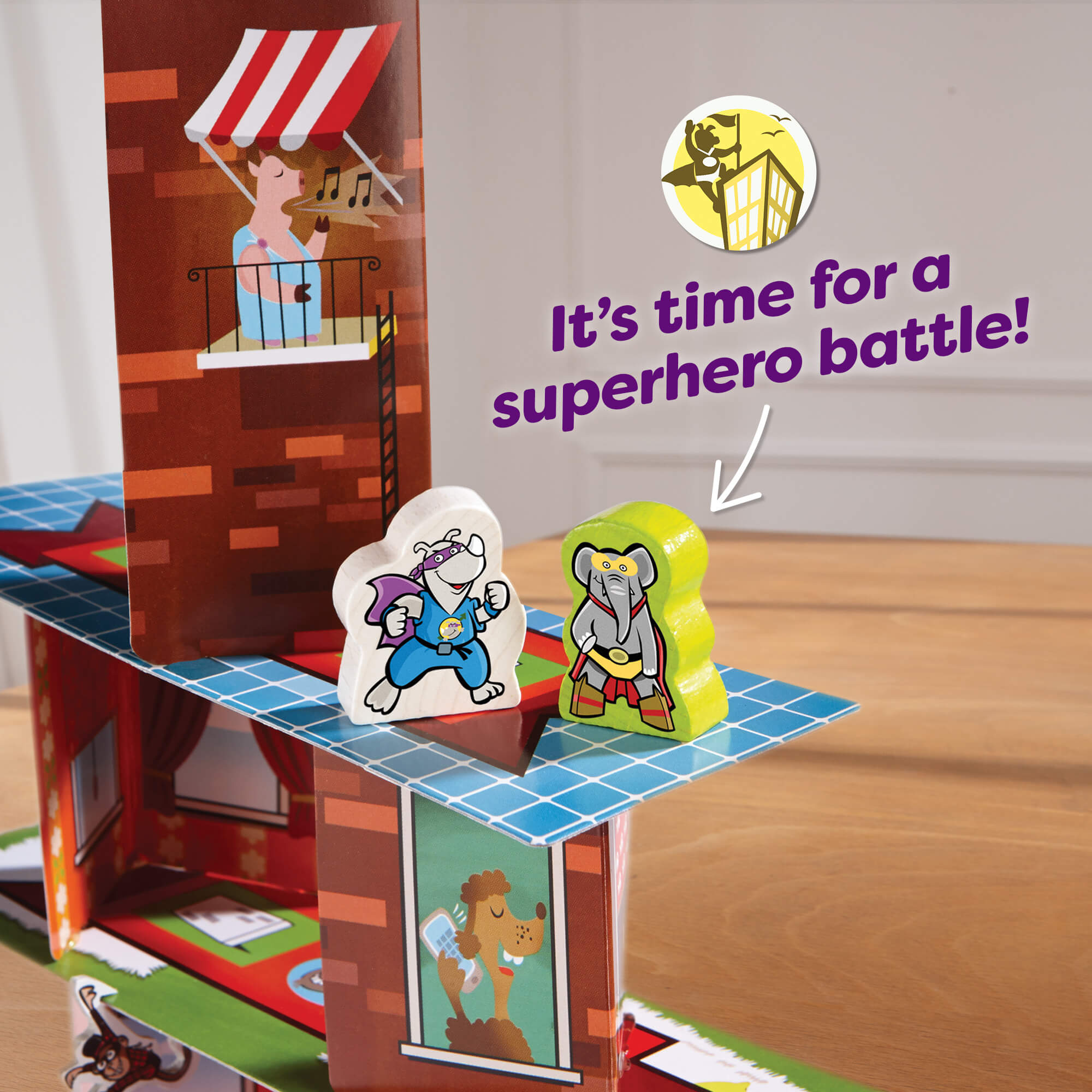 HABA Rhino Hero - Super Battle Stacking Game | Playroom Avenue
