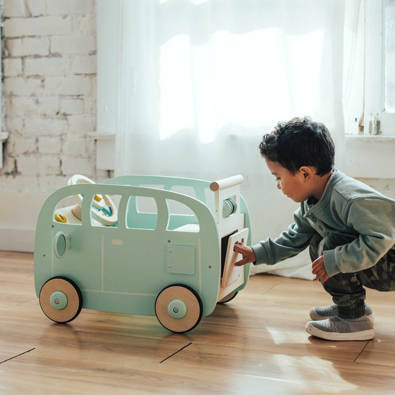 Wonder and Wise Ride & Stride Push Toy & Scooter | Playroom Avenue