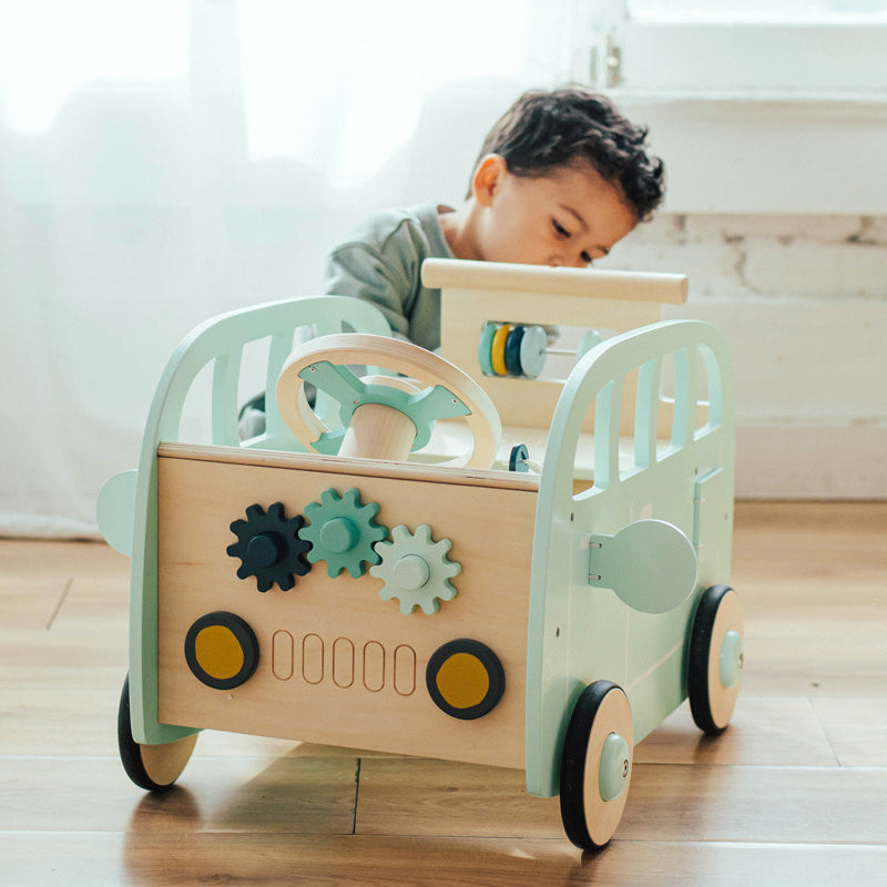 Wonder and Wise Ride & Stride Push Toy & Scooter | Playroom Avenue