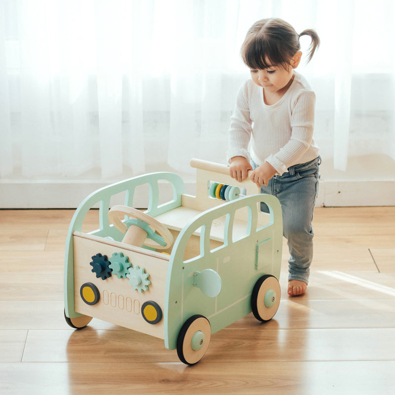 Wonder and Wise Ride & Stride Push Toy & Scooter | Playroom Avenue