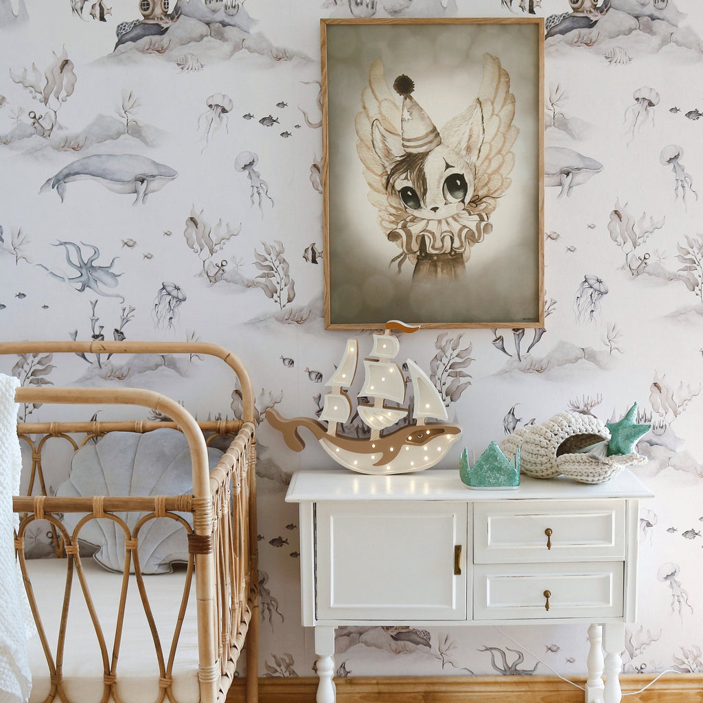 Little Lights Whale Ship Lamp | Playroom Avenue