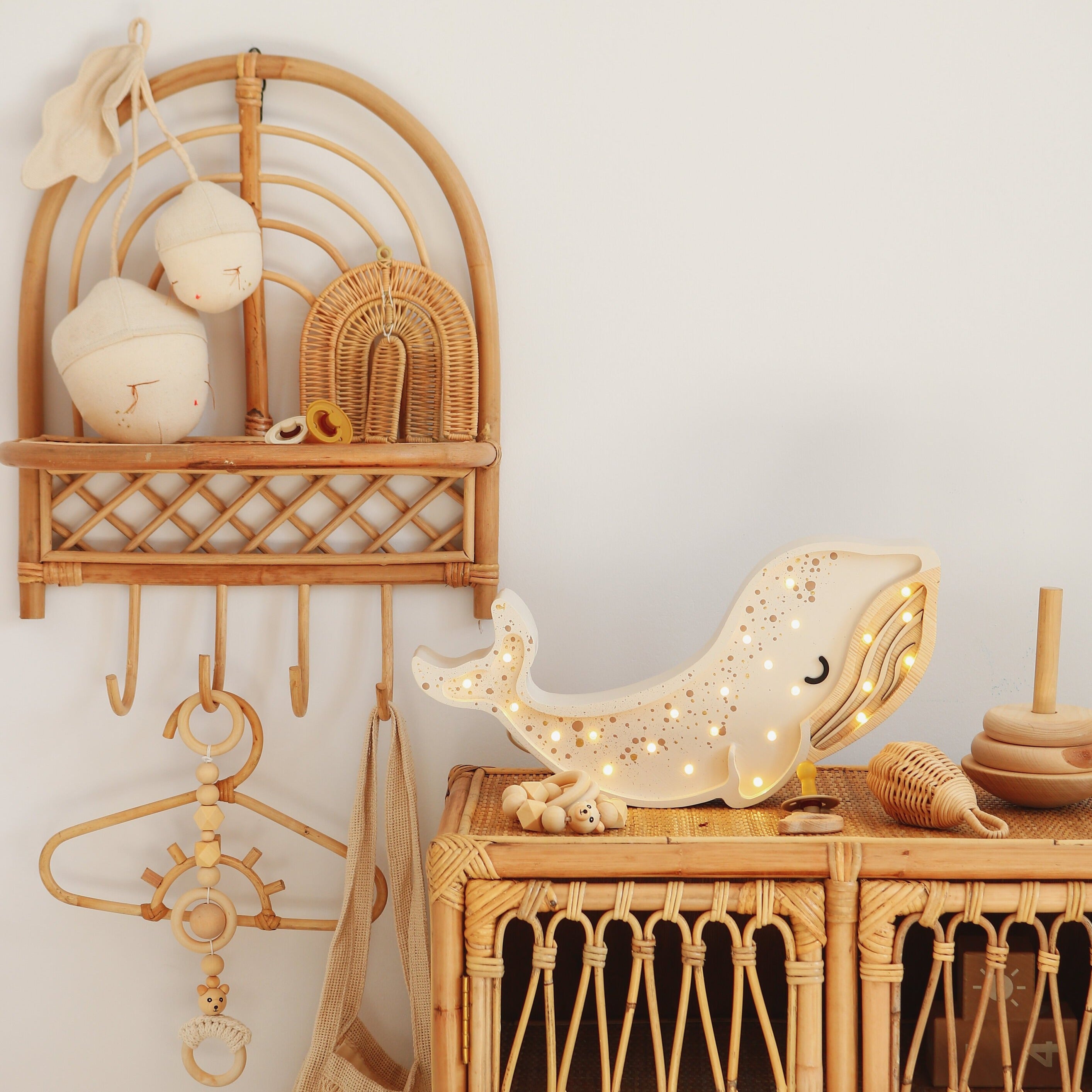Little Lights Whale Lamp - Playroom Avenue