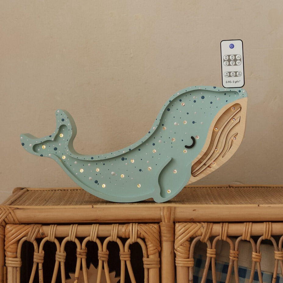 Little Lights Whale Lamp - Playroom Avenue