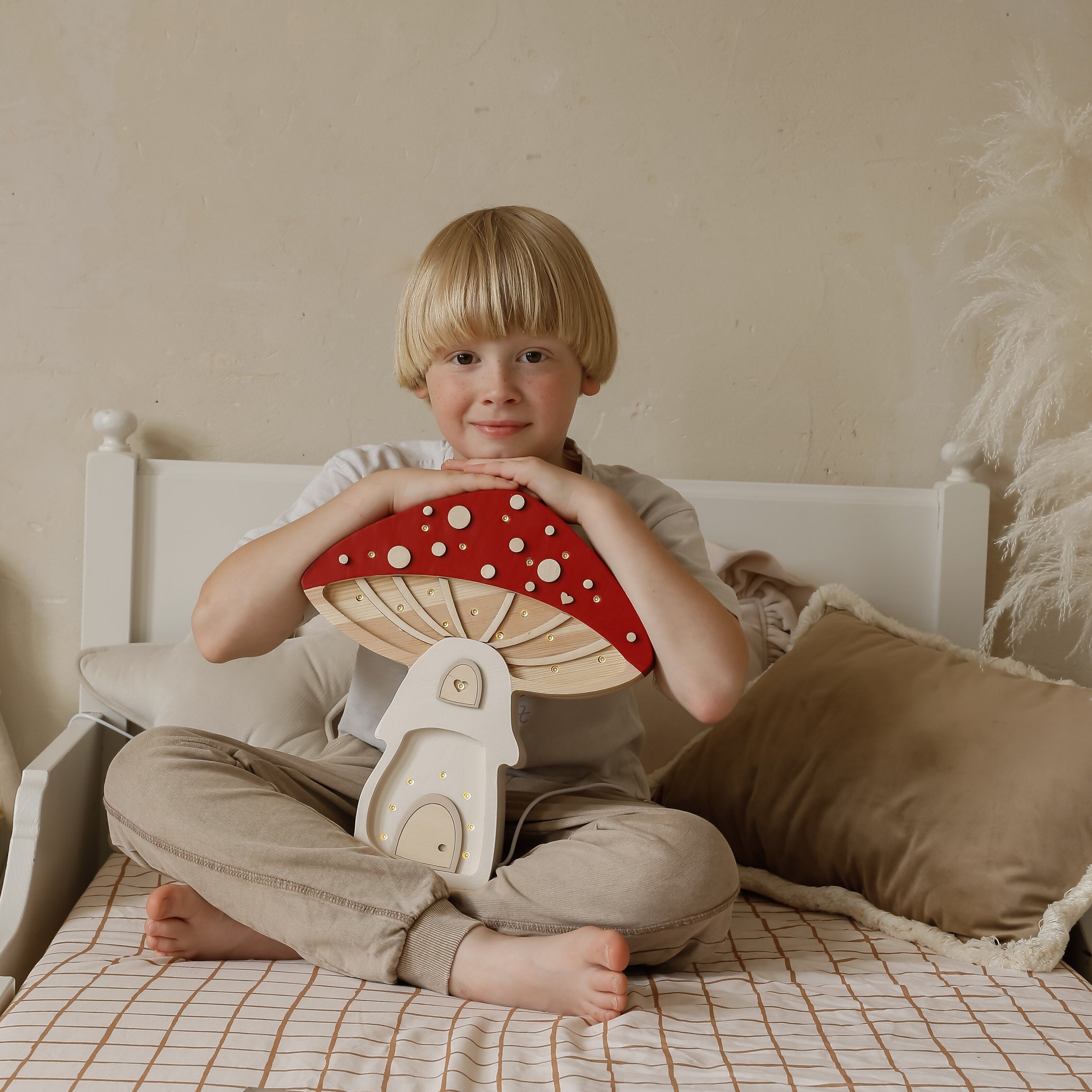 Little Lights Mushroom House Lamp - Playroom Avenue