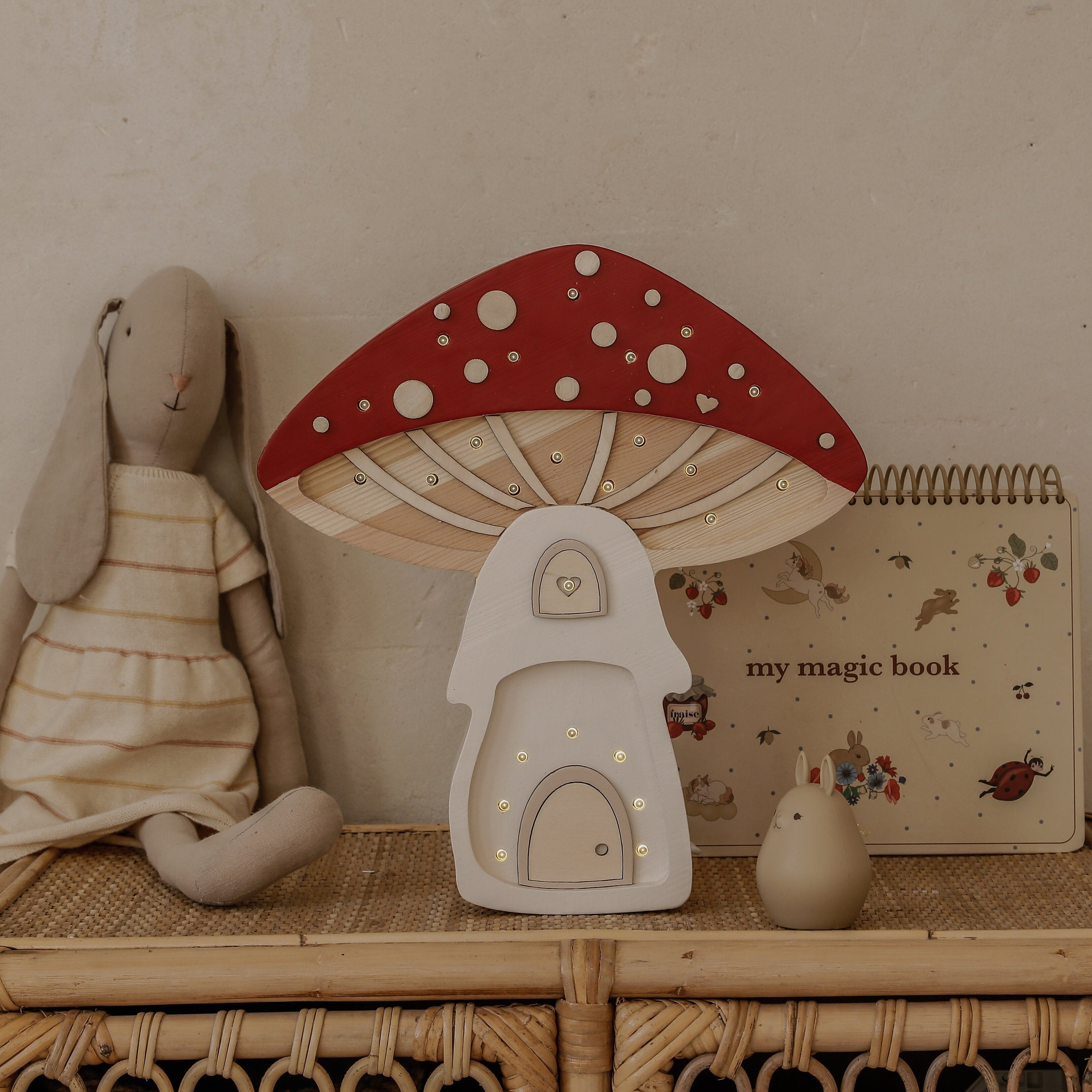Little Lights Mushroom House Lamp - Playroom Avenue