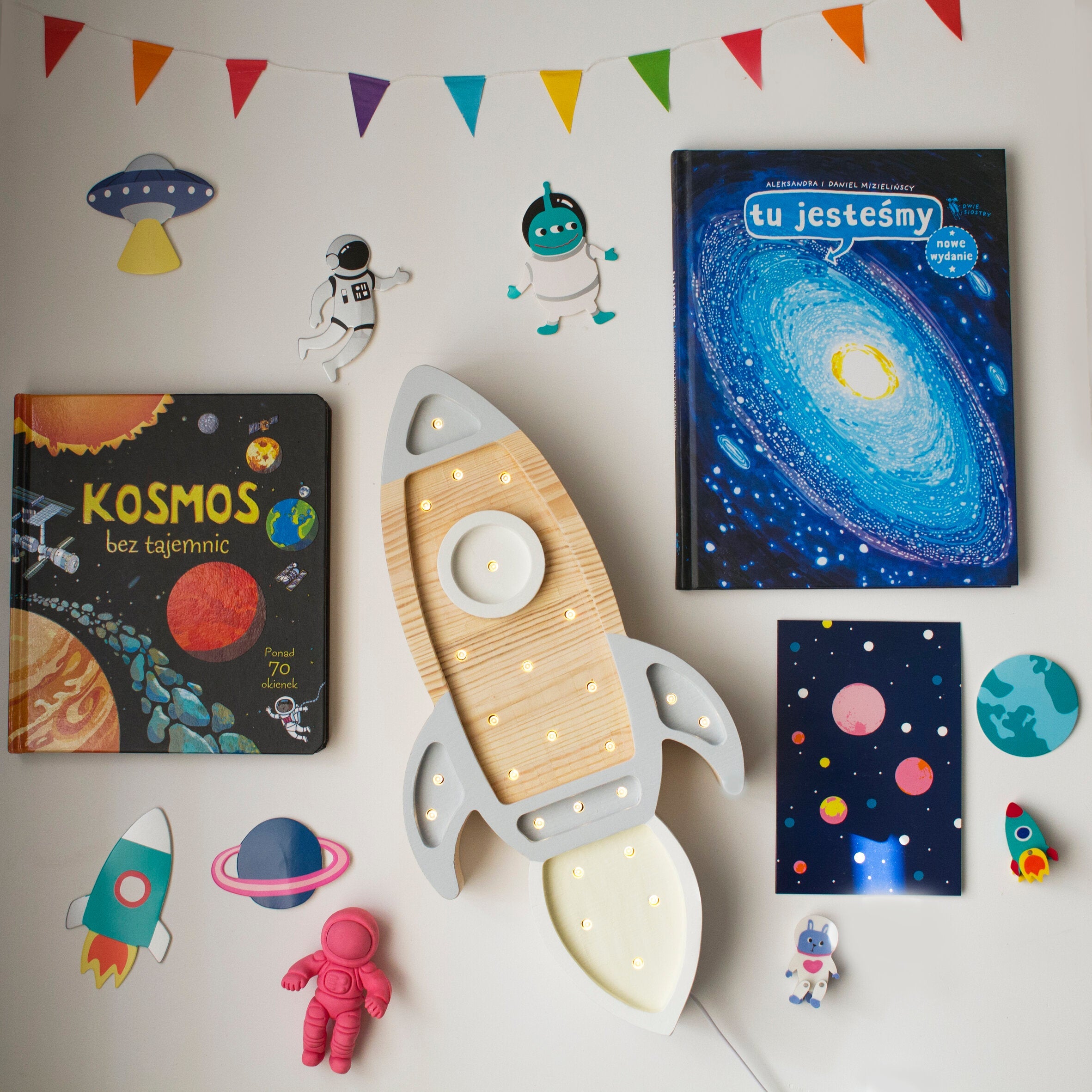 Little Lights Rocket Ship Lamp | Playroom Avenue