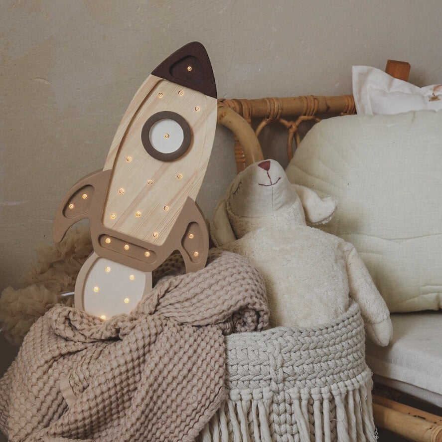 Little Lights Rocket Ship Lamp | Playroom Avenue