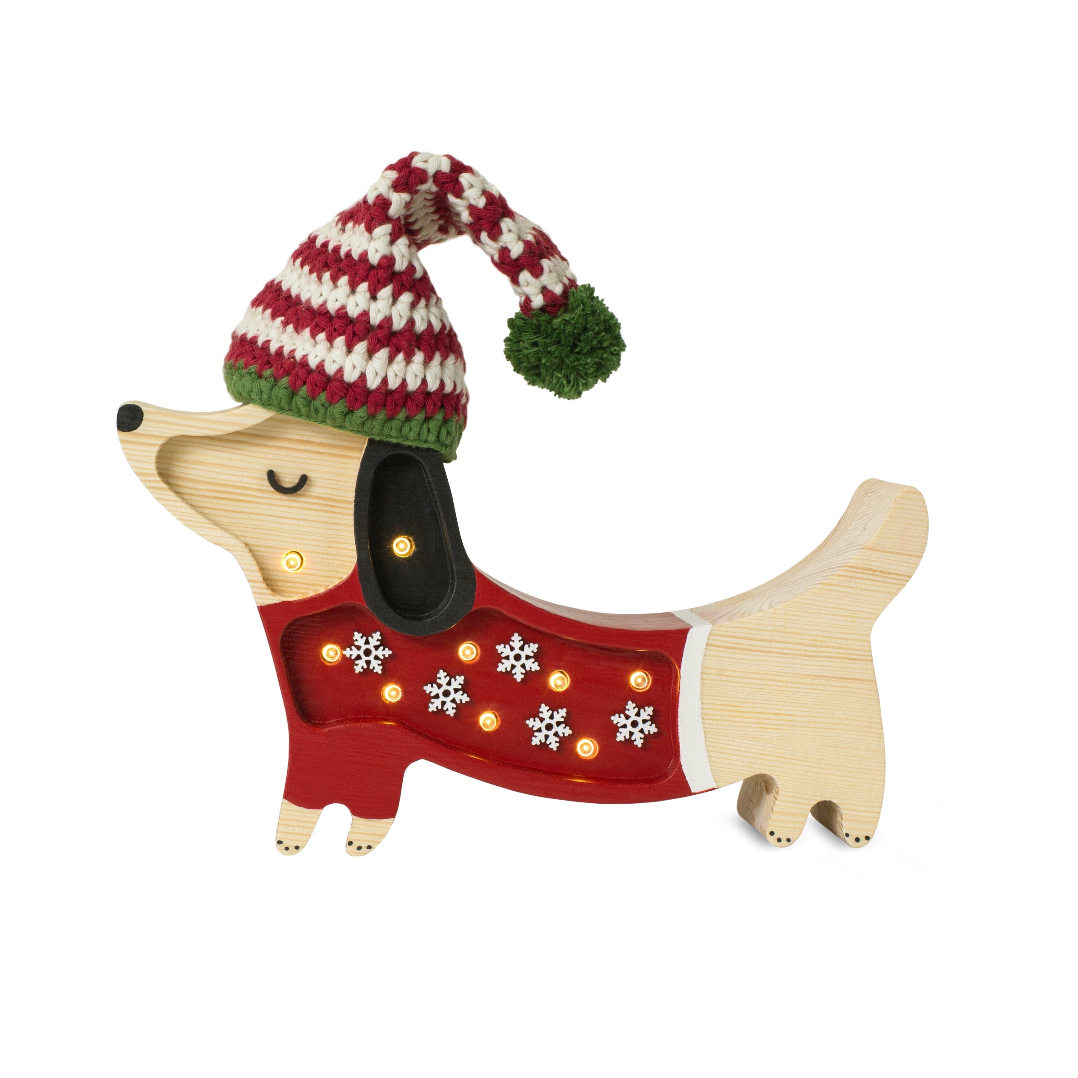 Little Lights Mini Holiday Puppy Lamp ~ Limited Edition - Playroom Avenue