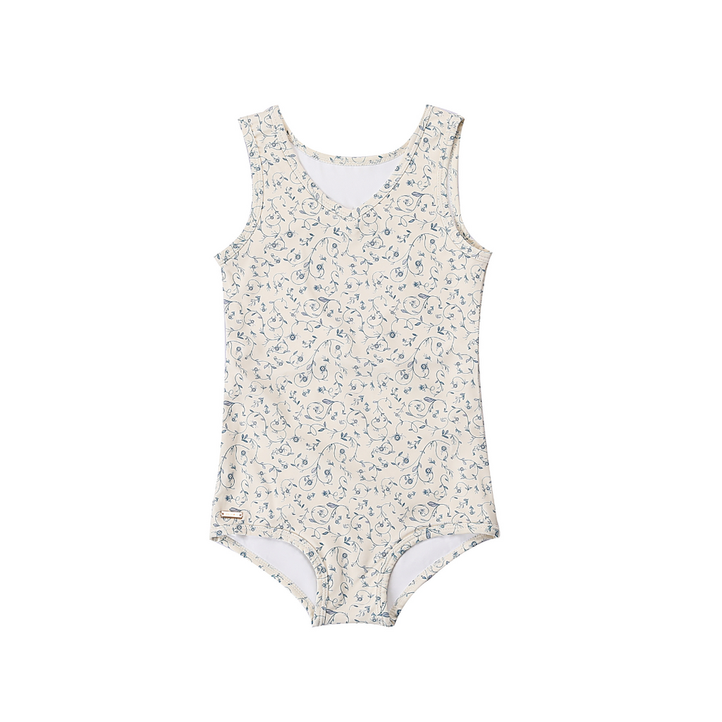 GRECH & CO. Sweetheart 1 Piece Swimsuit | UPF + Recycled - Scandi Floral | Playroom Avenue