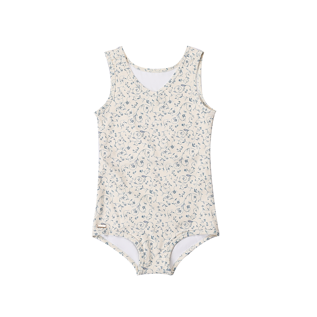 GRECH & CO. Sweetheart 1 Piece Swimsuit | UPF + Recycled - Scandi Floral | Playroom Avenue