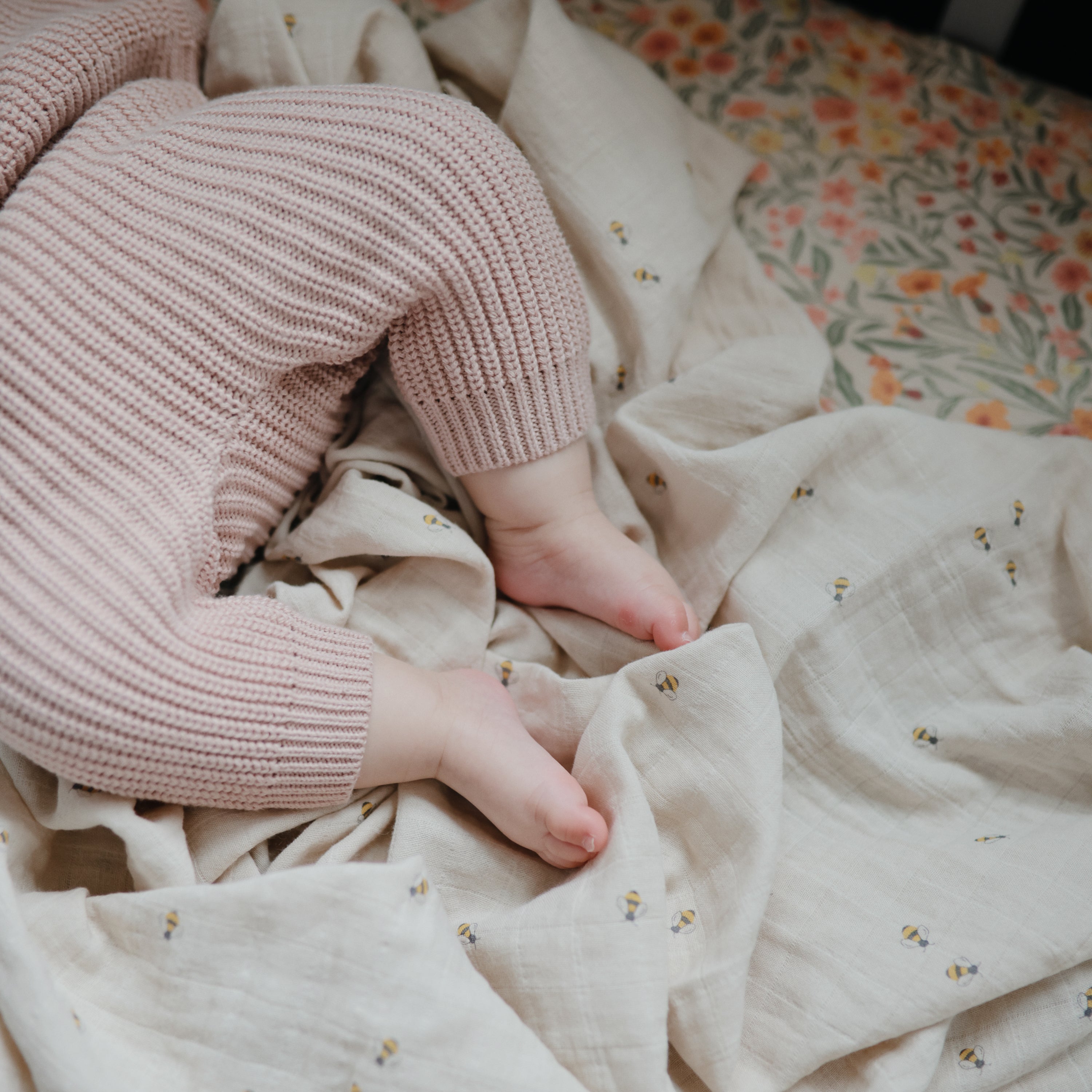 Mushie Chunky Knit Pants | Playroom Avenue