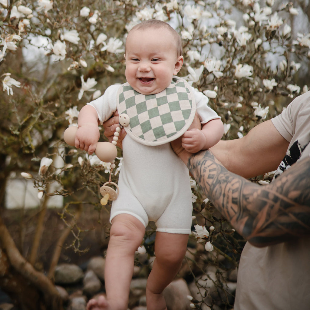 Mushie Silicone Pacifier Clip | Hera | Playroom Avenue