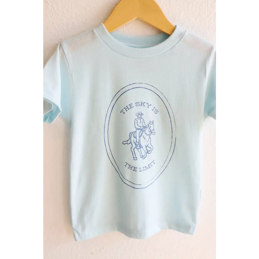 Polished Prints Skies The Limit Rodeo Graphic T-Shirt for Kids