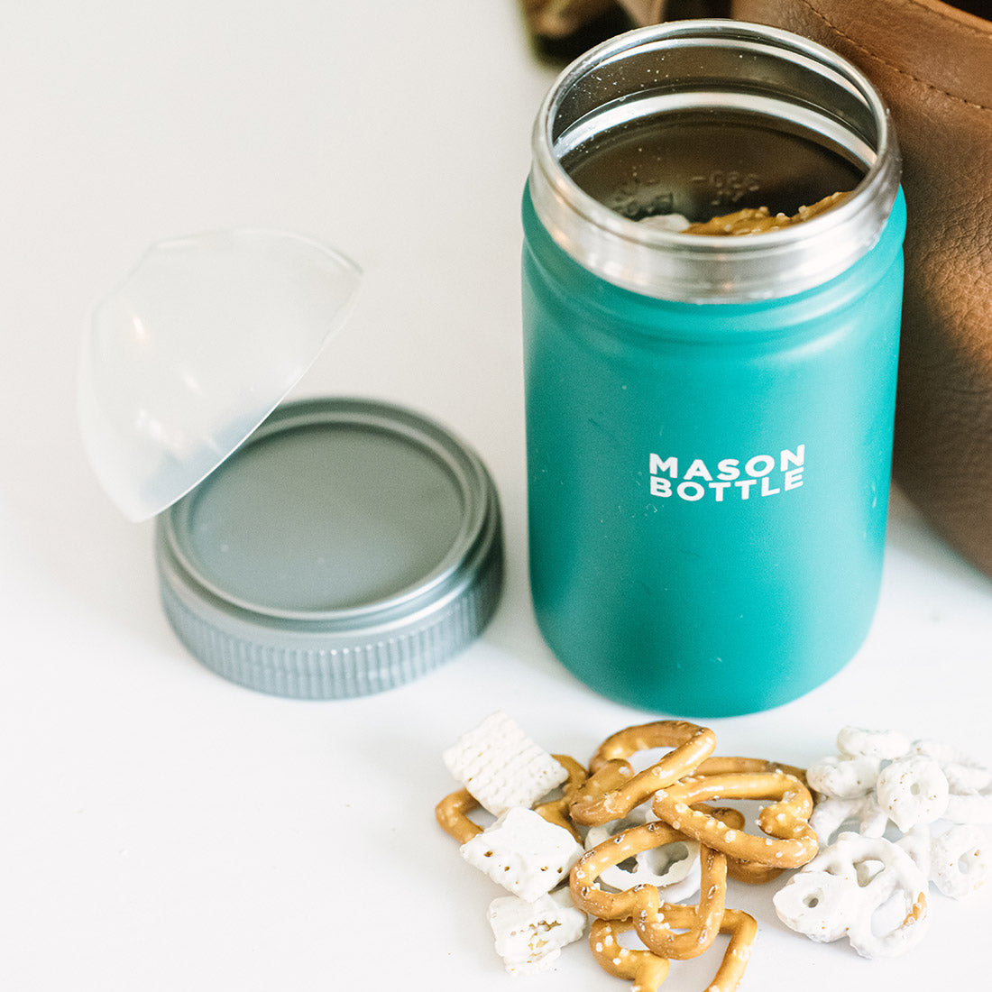 Mason Bottle Stainless Steel Mason Jar, 16oz | Playroom Avenue