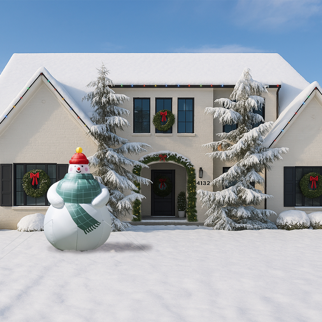 smol Snowman Inflatable | Playroom Avenue