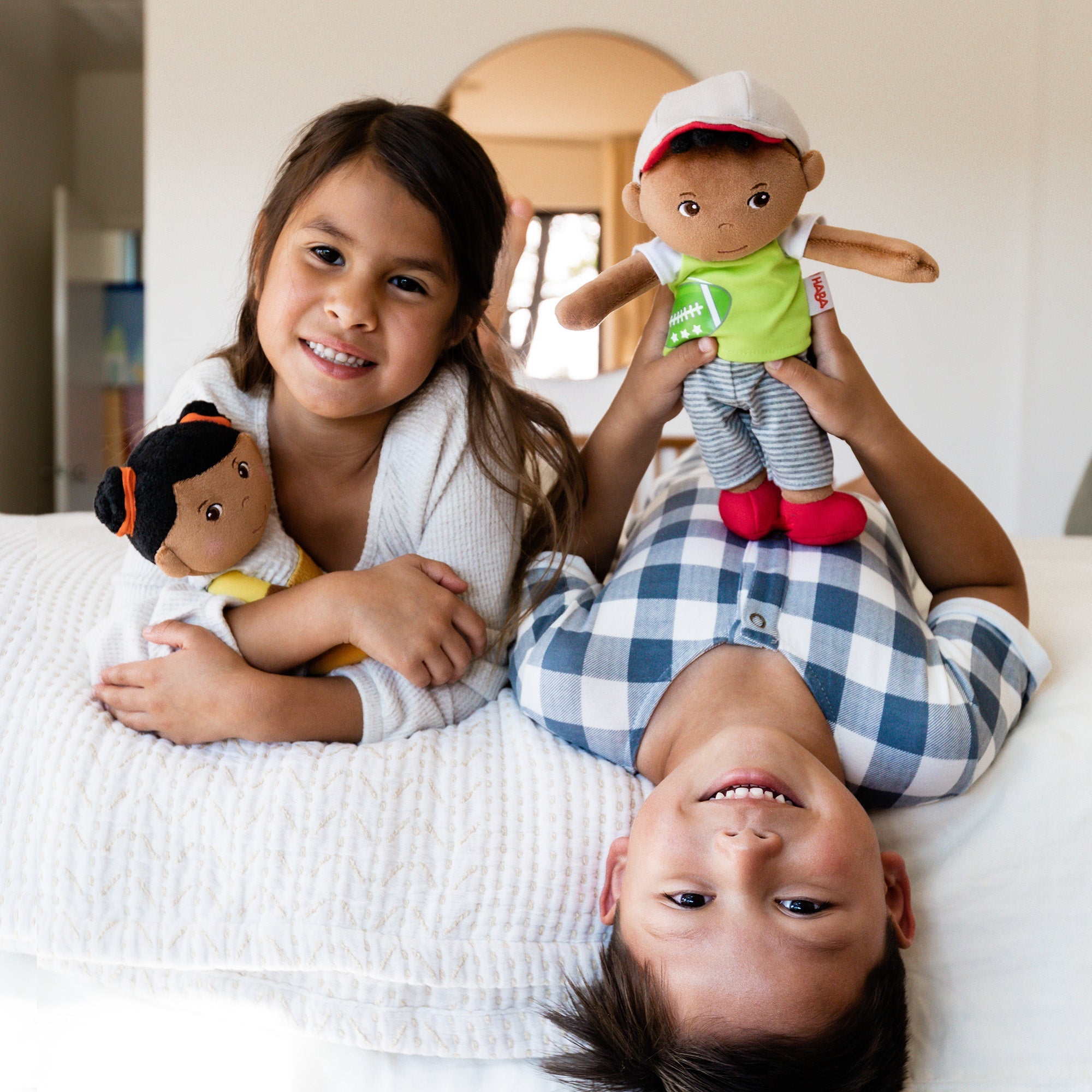 HABA Snug Up Soft Doll Mason | Playroom Avenue