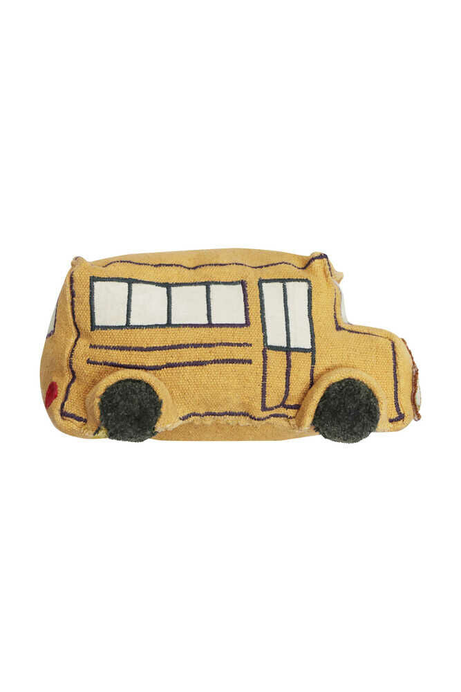 Lorena Canals Eco-City Soft Toy Ride & Roll School Bus