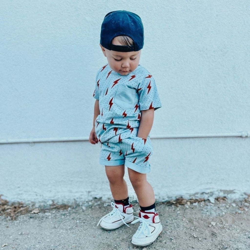 LITTLE RAD THINGS SPARK RETRO SHORTS | Playroom Avenue