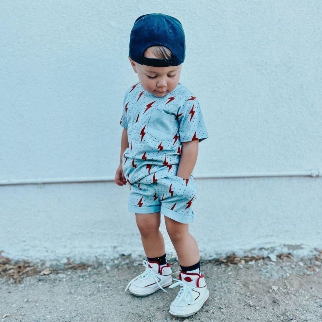 LITTLE RAD THINGS SPARK RETRO SHORTS | Playroom Avenue