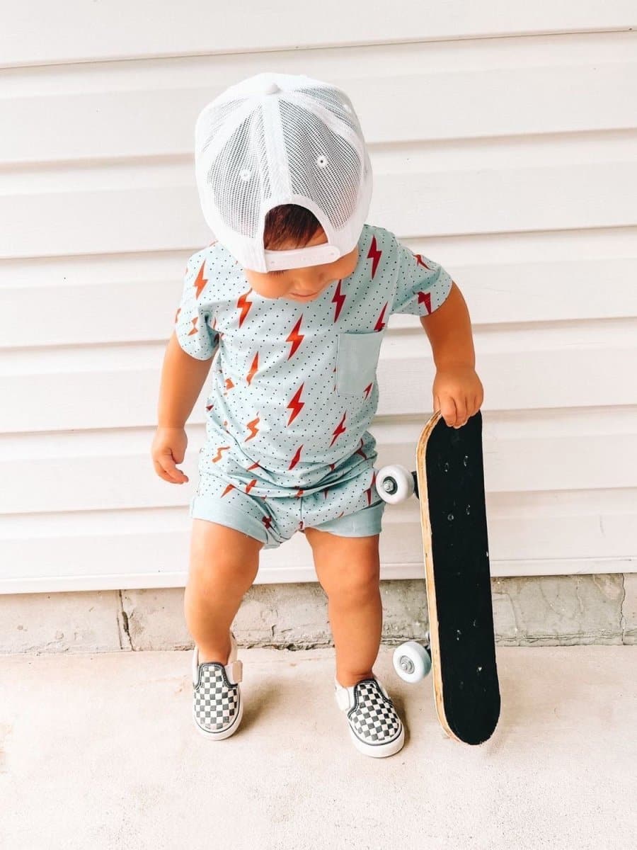 LITTLE RAD THINGS SPARK RETRO SHORTS | Playroom Avenue