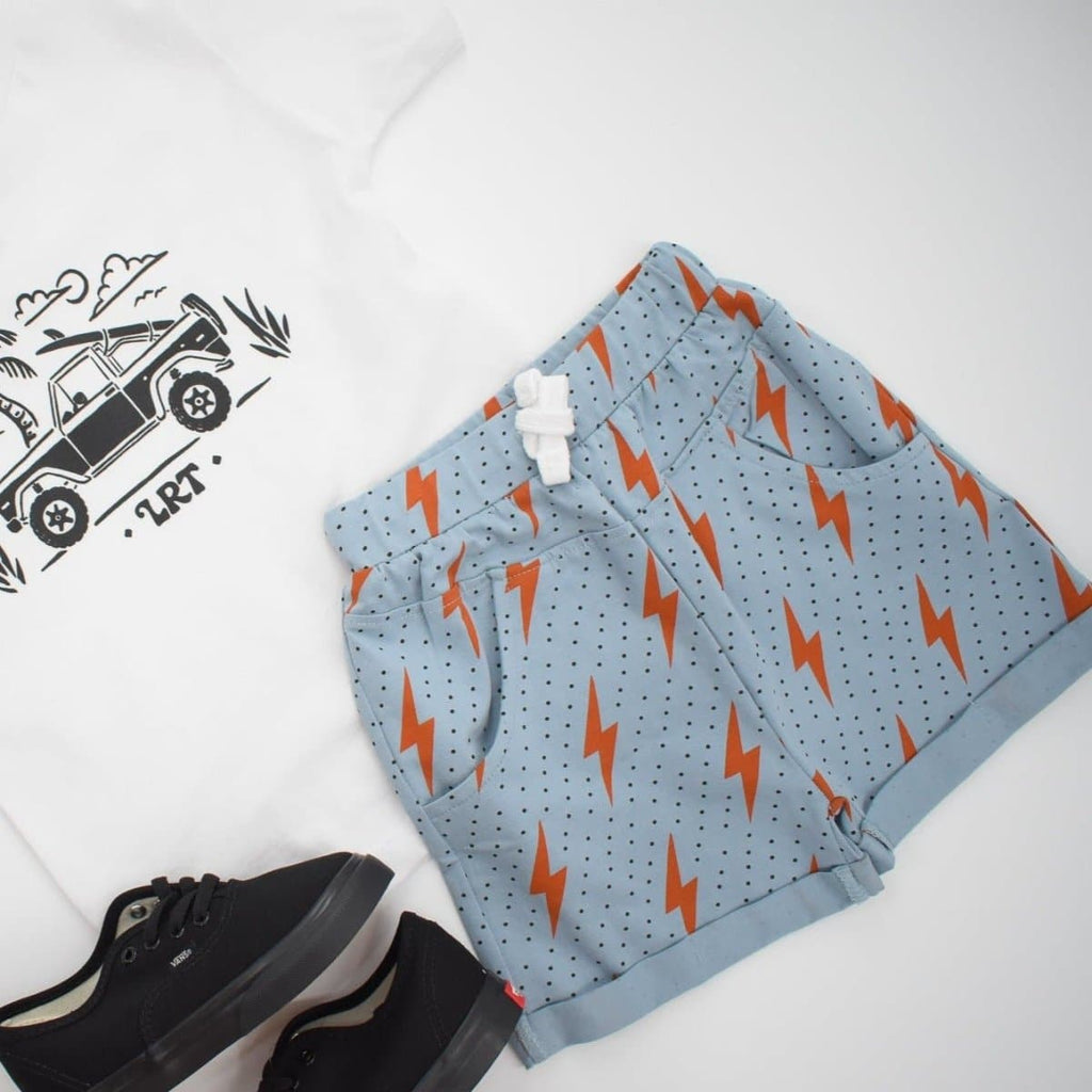 LITTLE RAD THINGS SPARK RETRO SHORTS | Playroom Avenue