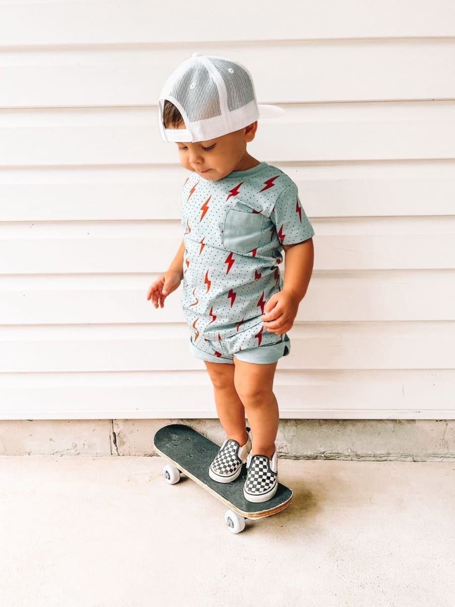 LITTLE RAD THINGS SPARK RETRO SHORTS | Playroom Avenue