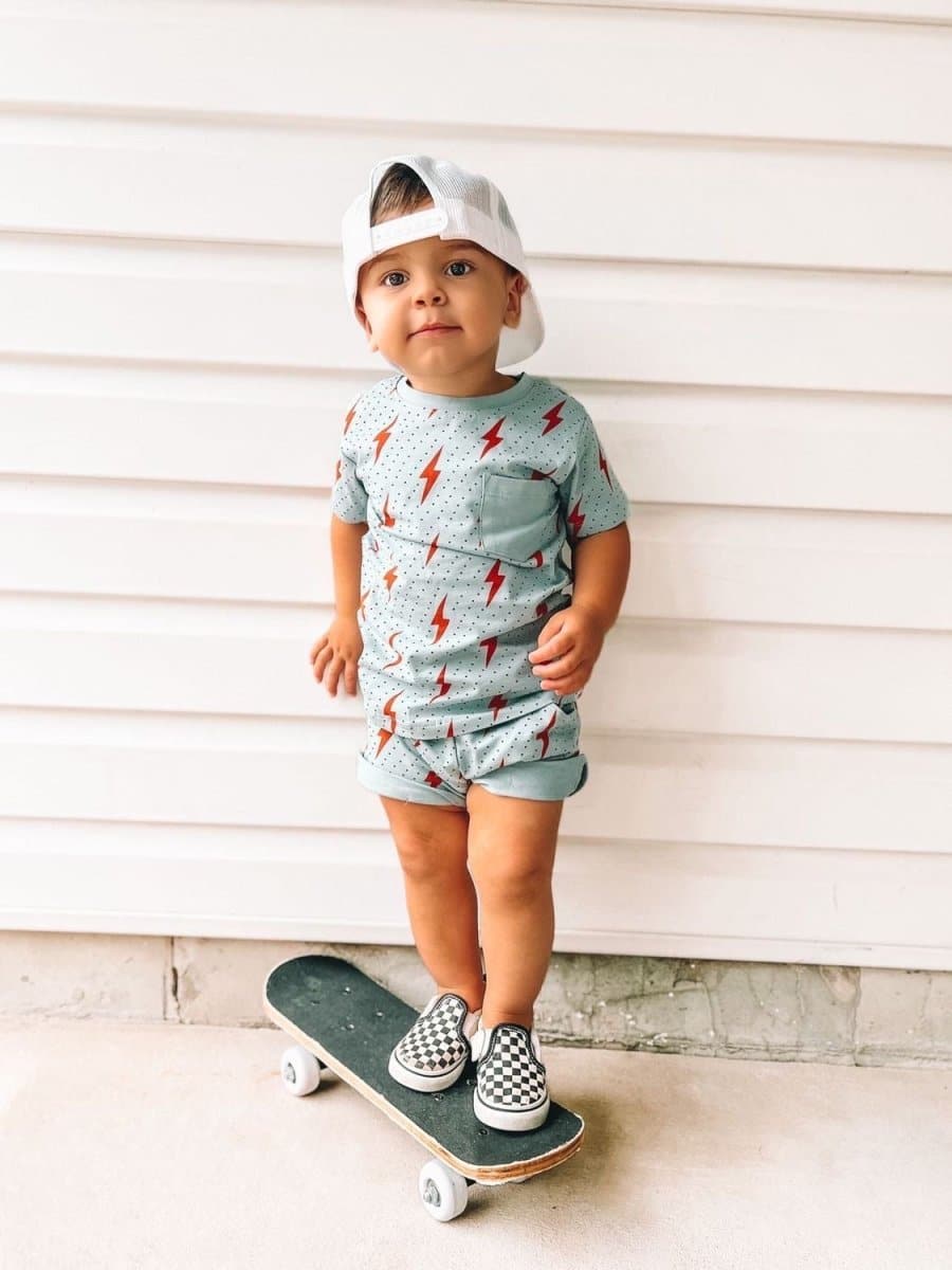 LITTLE RAD THINGS SPARK RETRO SHORTS | Playroom Avenue
