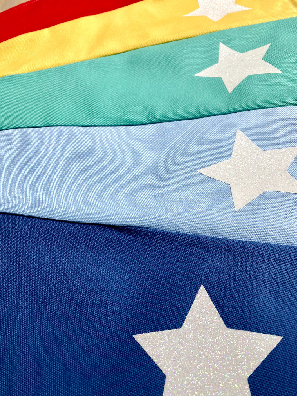 Jack Be Nimble Rainbow Superhero Cape | Playroom Avenue