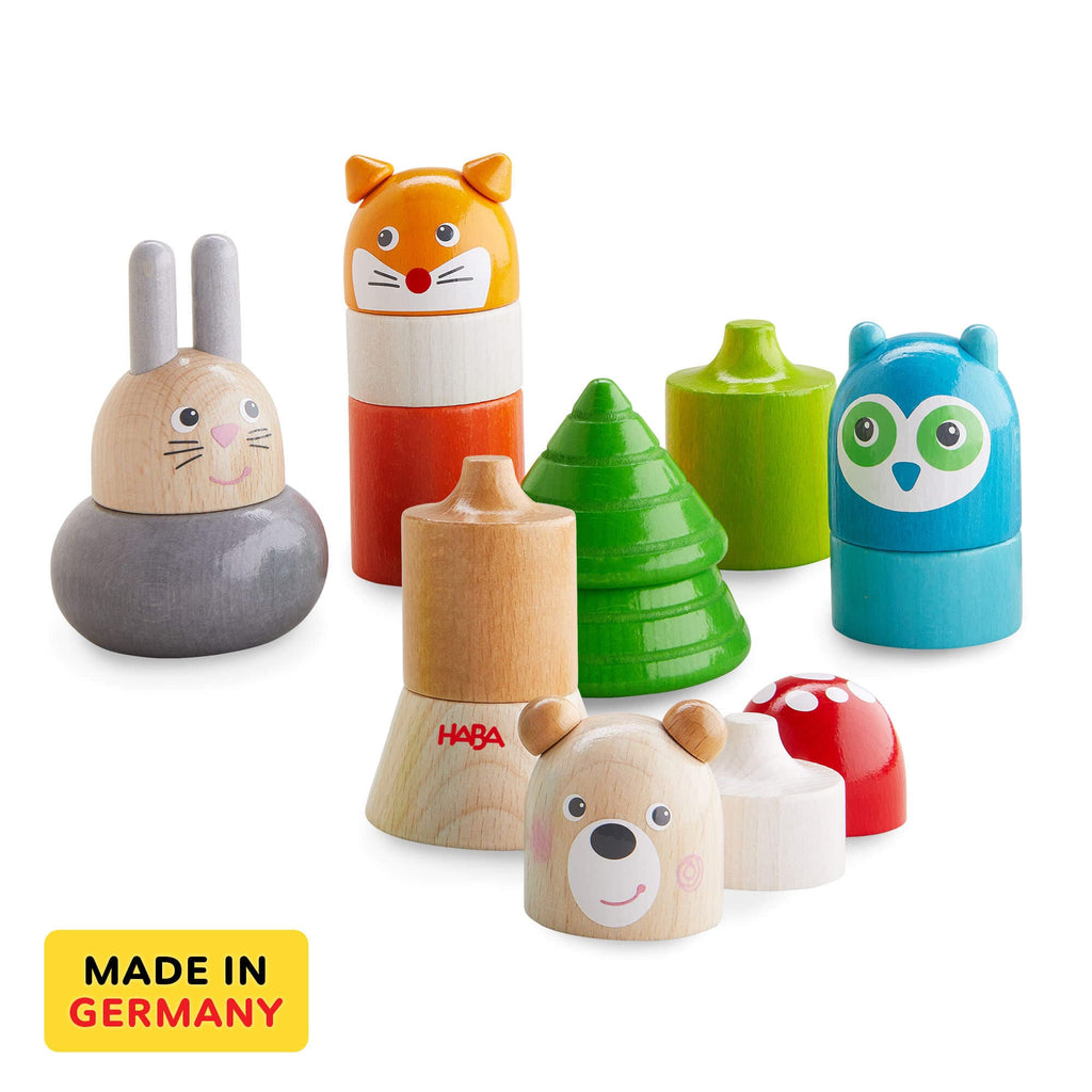 HABA Forest Animals Wooden Stacking Toy | Playroom Avenue