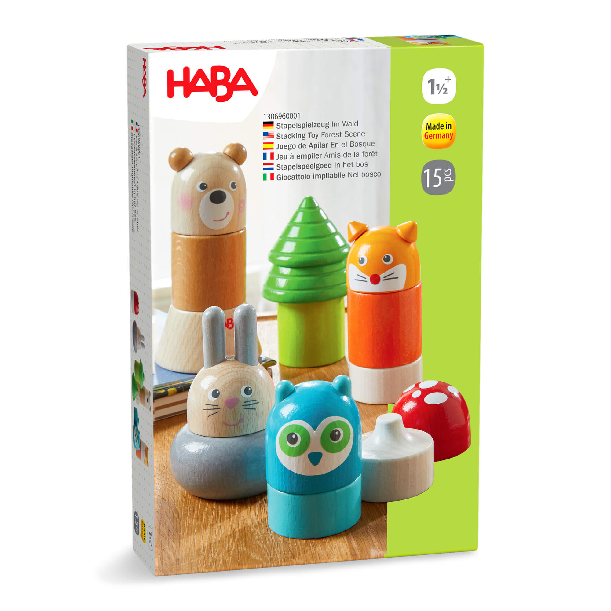 HABA Forest Animals Wooden Stacking Toy | Playroom Avenue