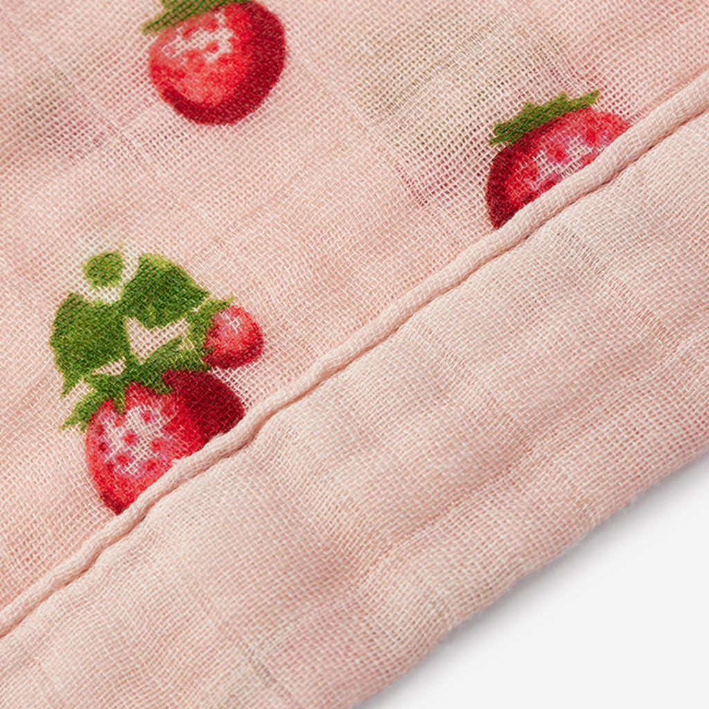 Milkbarn Strawberry Bamboo Mini Lovey | Playroom Avenue