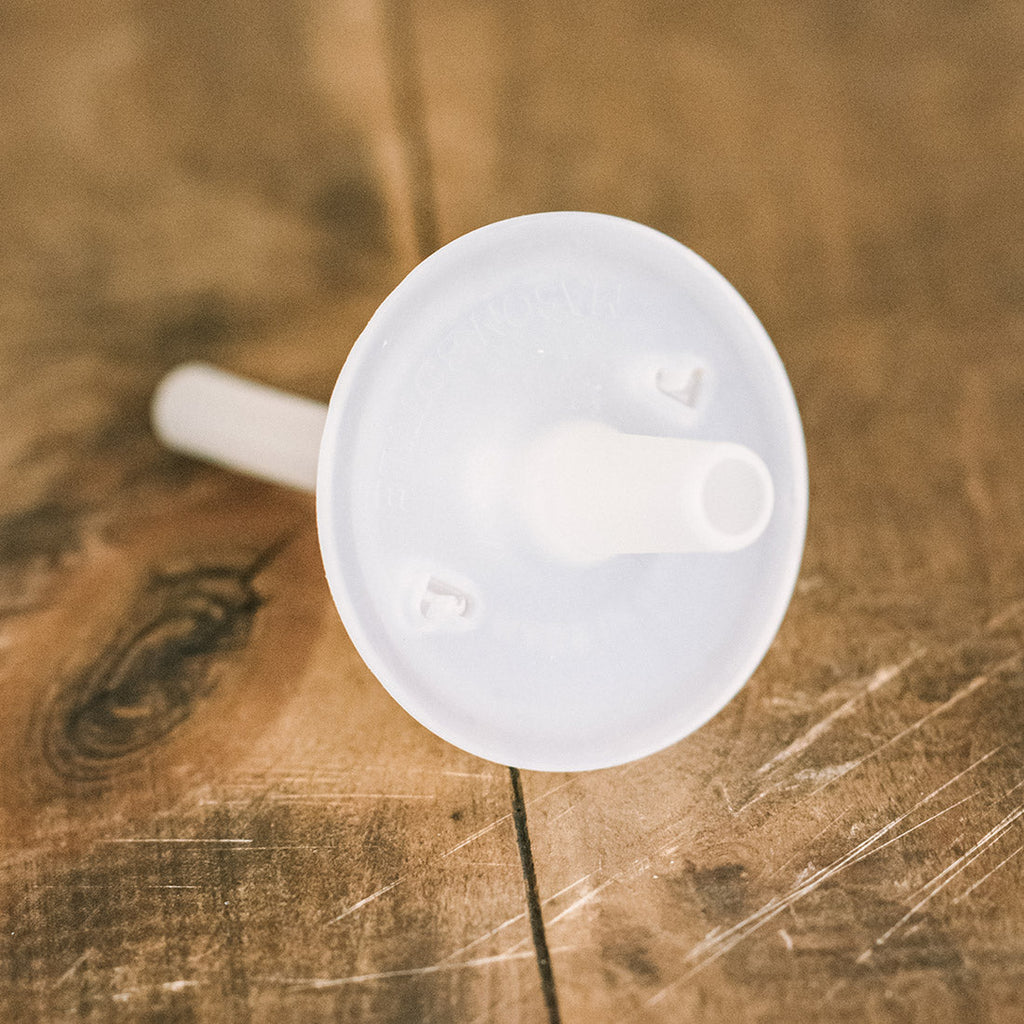 Mason Bottle Silicone Straw Tops, 2 Pack | Playroom Avenue