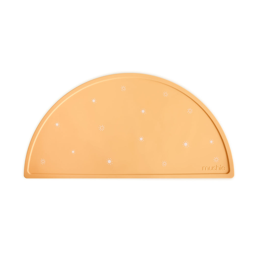 Mushie Silicone Placemat Sun Orange | Playroom Avenue