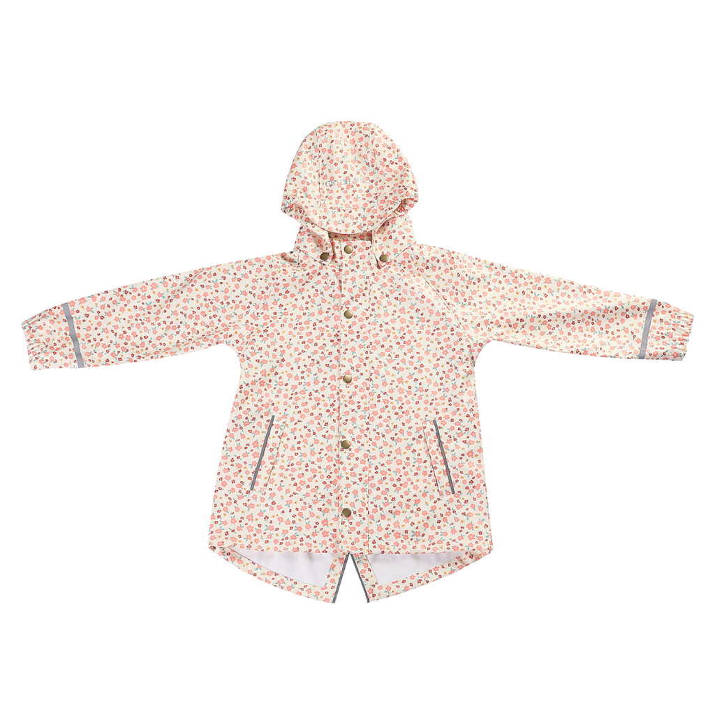 GRECH & CO. Fishtail Rain Jacket | Sunset Meadow | Playroom Avenue