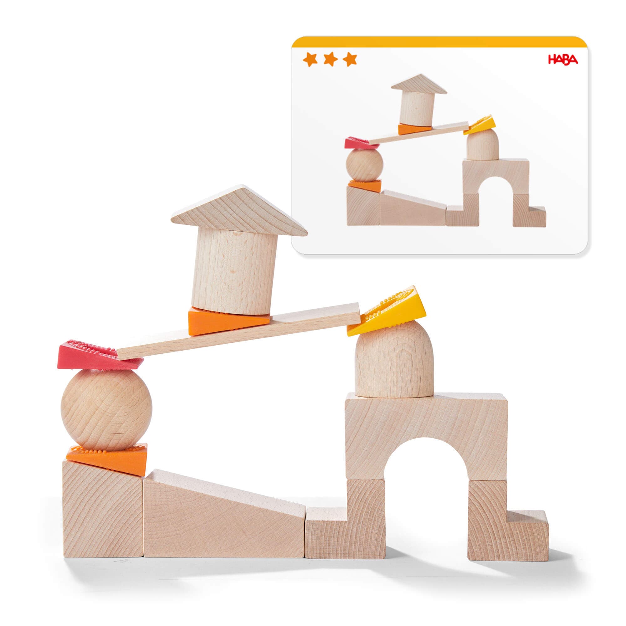 Example of what you can build with Haba teetering towers