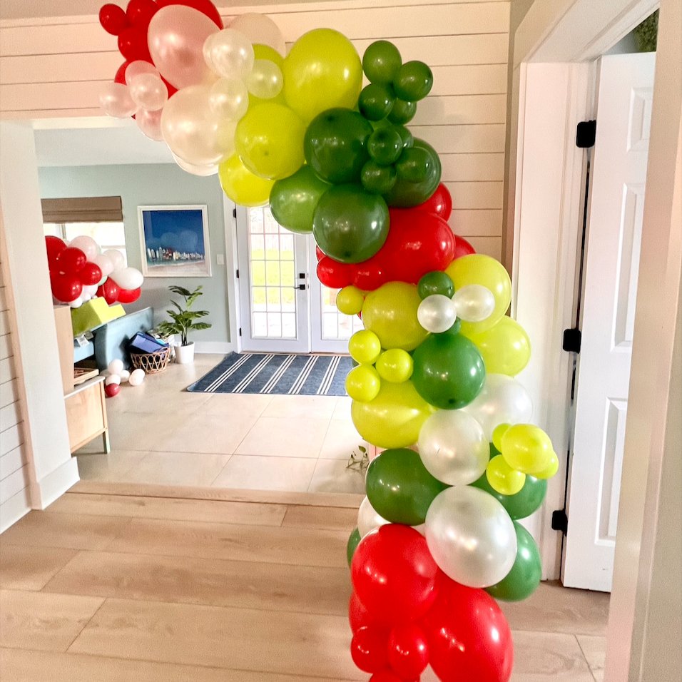 Ellie's Party Supply Grinchmas Inspired Christmas Balloon Garland Kit | Playroom Avenue