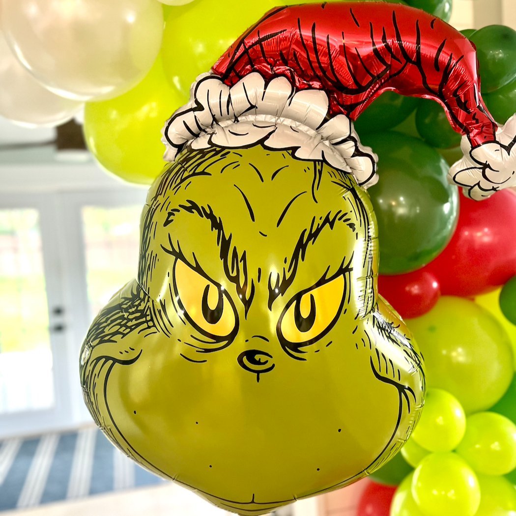 Ellie's Party Supply Grinchmas Inspired Christmas Balloon Garland Kit | Playroom Avenue