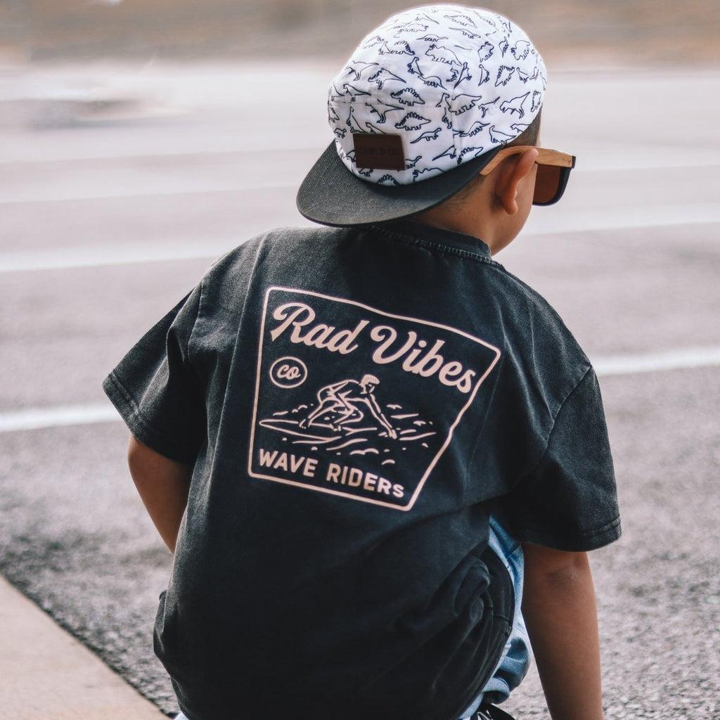 LITTLE RAD THINGS THE MAVERICKS TEE - BLACK | Playroom Avenue